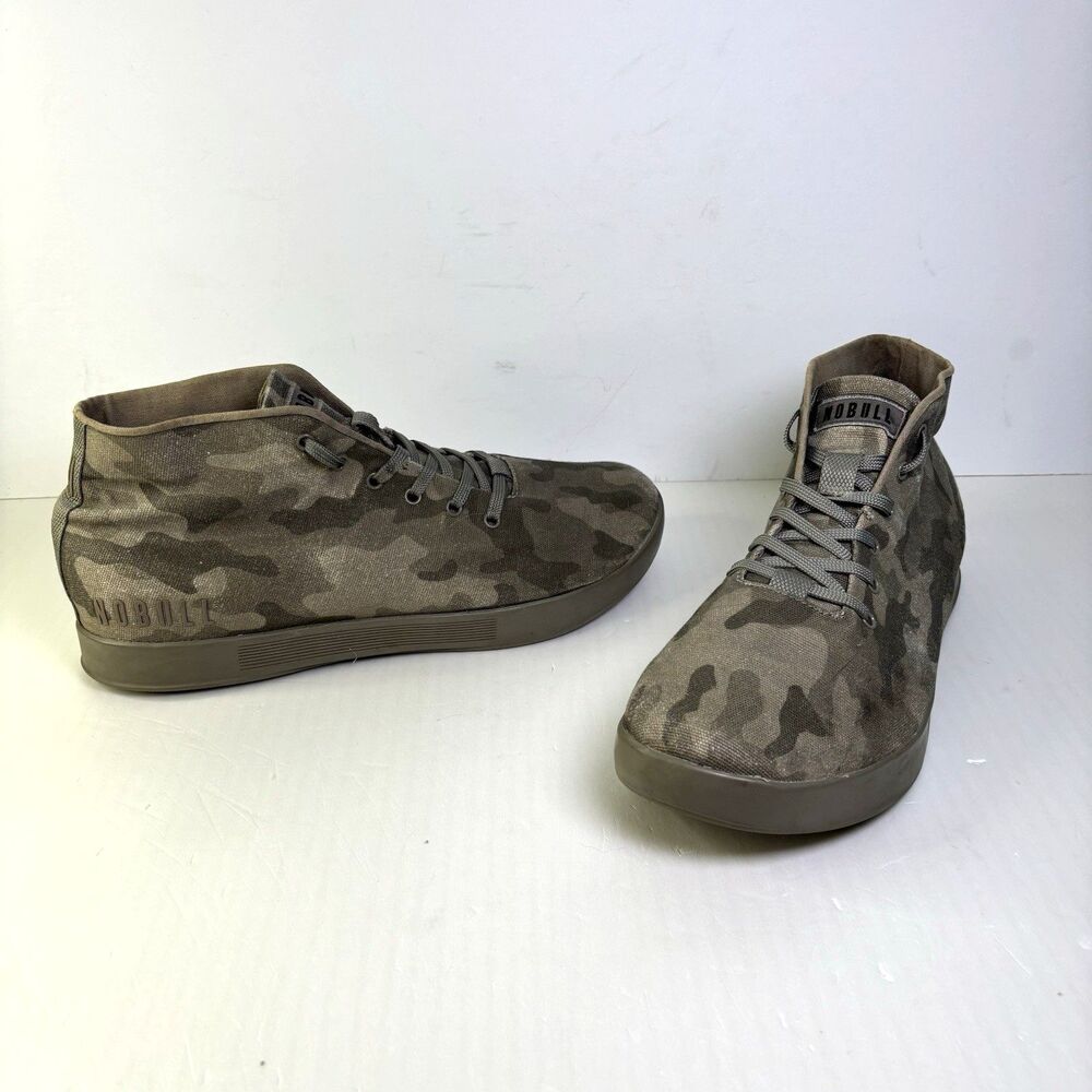 NoBull Camo Woodland High Top Trainers Shoes Sneakers Men's Size 10.5 / W 12